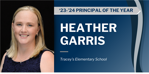 Photo of the AACPS Principal of the Year, Heather Garris